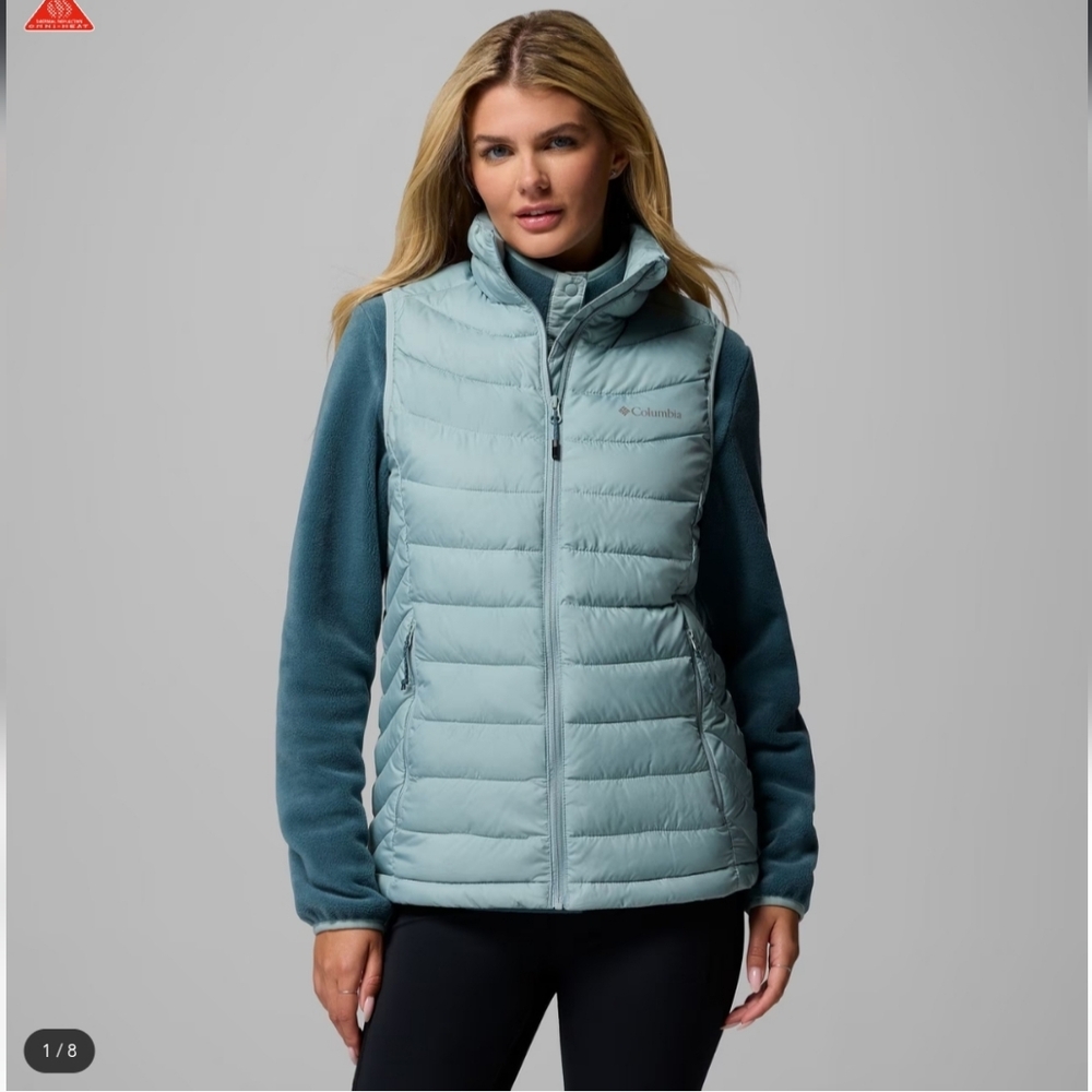 Columbia Women's Powder Lite II Vest - Light Aqua